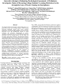 Cover page: Innovative Attempt at Enhancing Psychological Assessment: A Preliminary Investigative Study of Measuring College Students' Learning Motivation Levels through the Lens of Passive Sensing via Smartphones