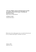 Cover page: Achieving a Higher Capacity National Airspace System: An Analysis of the Virtual Airspace Modeling and Simulation Project