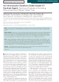 Cover page: An Intravascular Tantalum Oxide-based CT Contrast Agent: Preclinical Evaluation Emulating Overweight and Obese Patient Size.