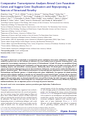 Cover page: Comparative Transcriptome Analyses Reveal Core Parasitism Genes and Suggest Gene Duplication and Repurposing as Sources of Structural Novelty