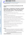 Cover page: Patching the Leaks: Revitalizing and Reimagining the STEM Pipeline.