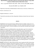 Cover page: DIGITAL SMOKING CESSATION INTERVENTIONS FOR SEXUAL AND GENDER MINORITY YOUNG ADULTS: OUTCOMES OF TAILORED AND NON-TAILORED INTERVENTIONS