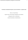 Cover page of The influence of fundamental frequency on perceived duration: A replication study