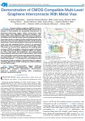 Cover page: Demonstration of CMOS-Compatible Multi-Level Graphene Interconnects With Metal Vias