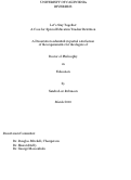 Cover page: Let's Stay Together: A Case for Special Education Teacher Retention