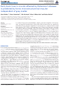 Cover page: Early Brain Loss in Circuits Affected by Alzheimer’s Disease is Predicted by Fornix Microstructure but may be Independent of Gray Matter