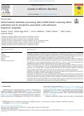 Cover page: Infant hedonic/anhedonic processing index (HAPI-Infant): Assessing infant anhedonia and its prospective association with adolescent depressive symptoms