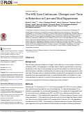 Cover page: The HIV Care Continuum: Changes over Time in Retention in Care and Viral Suppression