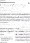 Cover page: A machine learning-based probabilistic computational framework for uncertainty quantification of actuation of clustered tensegrity structures.