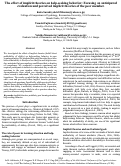 Cover page: The effect of implicit theories on help-seeking behavior: Focusing on anticipated evaluation and perceived implicit theories of the peer member.