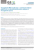 Cover page: Strongyloides RNA-seq Browser: a web-based software platform for on-demand bioinformatics analyses of Strongyloides species.