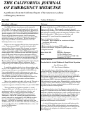 Cover page: Phenobarbital for Alcohol Withdrawal: Rapid Patient Disposition