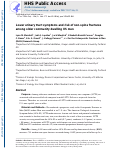 Cover page: Lower Urinary Tract Symptoms and Risk of Nonspine Fractures among Older Community Dwelling U.S. Men