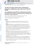 Cover page: Impact of Sample Collection Order on the Diagnostic Performance of Metagenomic Deep Sequencing for Infectious Keratitis