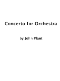 Cover page: Concerto for Orchestra