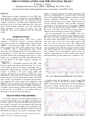 Cover page: IMPACT simulation and the SNS linac beam