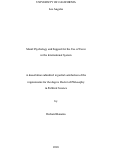 Cover page: Moral Psychology and Support for the Use of Force in the International System