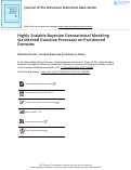 Cover page: Highly Scalable Bayesian Geostatistical Modeling via Meshed Gaussian Processes on Partitioned Domains