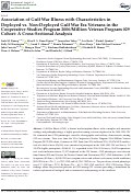 Cover page: Association of Gulf War Illness with Characteristics in Deployed vs. Non-Deployed Gulf War Era Veterans in the Cooperative Studies Program 2006/Million Veteran Program 029 Cohort: A Cross-Sectional Analysis.