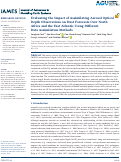 Cover page: Evaluating the Impact of Assimilating Aerosol Optical Depth Observations on Dust Forecasts Over North Africa and the East Atlantic Using Different Data Assimilation Methods