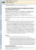 Cover page: Age of onset of hypertension and risk of dementia in the oldest‐old: The 90+ Study