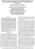 Cover page: Behavioural changes in the interaction between child with autism spectrum disorder and mother through the Comprehensive Care Humanitude™ intervention