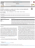 Cover page: Secondary peritonitis in a patient with cirrhosis involving Hyphopichia burtonii, an emerging fungal pathogen