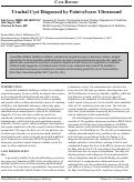 Cover page: Urachal Cyst Diagnosed by Point-of-care Ultrasound