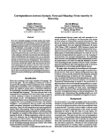 Cover page: Correspondences between Syntactic Form and Meaning: From Anarchy to Hierarchy