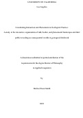 Cover page: Constituting Interaction and Phenomena in Geological Practice: A study in the interactive organization of talk, bodies, and phenomenal landscapes and their public revealing as consequential worlds in geological fieldwork