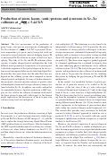 Cover page: Production of pions, kaons, (anti-)protons and ϕ mesons in Xe–Xe collisions at sNN = 5.44 TeV