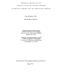 Cover page: Research Initiative Six: Spatial Decision Support Systems- Scientific Report for the Specialist Meeting (90-5)