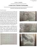 Cover page: A Classic Case of Takotsubo Cardiomyopathy