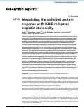 Cover page: Modulating the unfolded protein response with ISRIB mitigates cisplatin ototoxicity.