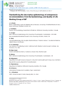 Cover page: Standardising the descriptive epidemiology of osteoporosis: recommendations from the Epidemiology and Quality of Life Working Group of IOF