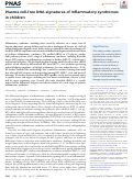 Cover page: Plasma cell-free RNA signatures of inflammatory syndromes in children.