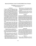 Cover page: Improving Classification Accuracy By Learning Multiple Category Prototypes