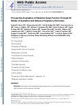 Cover page: Prospective Evaluation of Maternal Sleep Position Through 30 Weeks of Gestation and Adverse Pregnancy Outcomes.