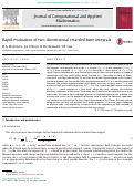 Cover page: Rapid evaluation of two-dimensional retarded time integrals