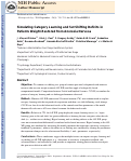 Cover page: Simulating Category Learning and Set Shifting Deficits in Patients Weight-Restored From Anorexia Nervosa