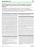 Cover page: cAMP-dependent activation of the Rac guanine exchange factor P-REX1 by type I protein kinase A (PKA) regulatory subunits.