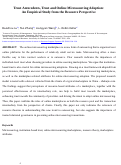 Cover page: Trust antecedents, trust and online microsourcing adoption: An empirical study from the resource perspective