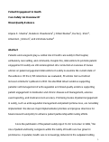 Cover page: Patient Engagement In Health Care Safety: An Overview Of Mixed-Quality Evidence.