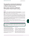 Cover page: The prevention, screening and treatment of congenital heart block from neonatal lupus: a survey of provider practices.