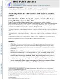 Cover page: Treatment patterns for older veterans with localized prostate cancer