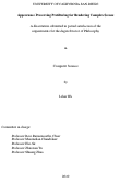 Cover page: Appearance Preserving Prefiltering for Rendering Complex Scenes