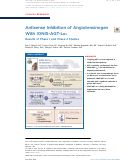 Cover page: Antisense Inhibition of Angiotensinogen With IONIS-AGT-LRx Results of Phase 1 and Phase 2 Studies