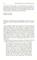 Cover page: Indian Life: Transforming An American Myth. William W. Savage, Jr., editor.