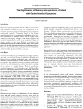 Cover page: The Significance of Blastocystis species in a Patient with Gastrointestinal Symptoms