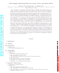 Cover page: Total angular momentum waves for scalar, vector, and tensor fields